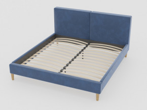Кровать Линси 1200 синий в Ревде - revda.magazinmebel.ru | фото - изображение 1
