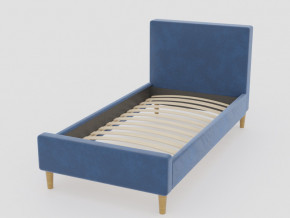 Кровать Линси 900 синий в Ревде - revda.magazinmebel.ru | фото