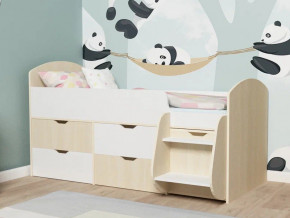 Кровать Малыш-7 Дуб-Белое дерево в Ревде - revda.magazinmebel.ru | фото
