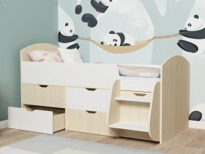 Кровать Малыш-7 Дуб-Белое дерево в Ревде - revda.magazinmebel.ru | фото - изображение 3