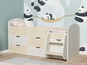 Кровать Малыш-7 Винтербер-Дуб в Ревде - revda.magazinmebel.ru | фото