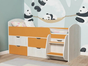 Кровать Малыш-7 Винтербер-Оранжевый в Ревде - revda.magazinmebel.ru | фото