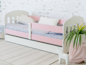 Кровать Малыш с ящиком розовый в Ревде - revda.magazinmebel.ru | фото - изображение 1