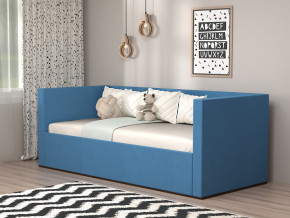 Кровать мягкая с подъёмным механизмом арт. 030 синий в Ревде - revda.magazinmebel.ru | фото