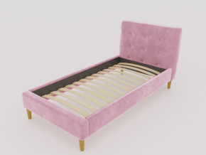 Кровать Пайли 900 розовый в Ревде - revda.magazinmebel.ru | фото