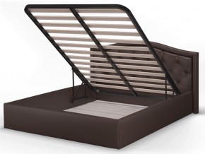 Кровать подъемная Стелла 1400 коричневая в Ревде - revda.magazinmebel.ru | фото - изображение 2
