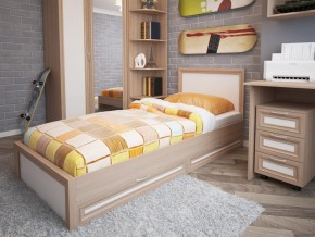 Кровать с настилом Остин модуль 21 с ящиками 24 в Ревде - revda.magazinmebel.ru | фото