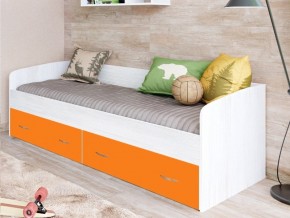 Кровать с выкатными ящиками Винтерберг, оранжевый в Ревде - revda.magazinmebel.ru | фото