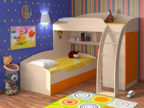 Кровать Соня 1+2 Оранжевый в Ревде - revda.magazinmebel.ru | фото - изображение 1