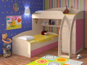 Кровать Соня 1+2 Розовый в Ревде - revda.magazinmebel.ru | фото