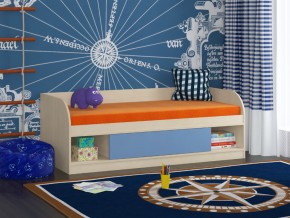 Кровать Соня 4 дуб молочный-голубой в Ревде - revda.magazinmebel.ru | фото - изображение 1