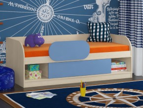 Кровать Соня 4 дуб молочный-голубой в Ревде - revda.magazinmebel.ru | фото - изображение 3