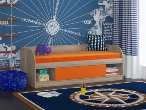 Кровать Соня 4 сонома-оранжевый в Ревде - revda.magazinmebel.ru | фото