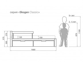 Кровать Svogen classic с ящиками и бортиком бежево-белый в Ревде - revda.magazinmebel.ru | фото - изображение 2