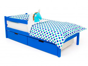 Кровать Svogen classic с ящиками и бортиком синий в Ревде - revda.magazinmebel.ru | фото - изображение 1