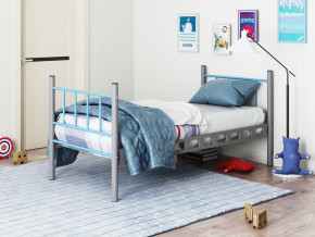 Кровать-трансформер Мальта серый с голубым в Ревде - revda.magazinmebel.ru | фото - изображение 4