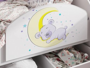 Кровать Звездочка с бортиком Белый-фиолетовый в Ревде - revda.magazinmebel.ru | фото - изображение 2