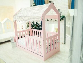 Кроватка-Домик с ящиком розовая в Ревде - revda.magazinmebel.ru | фото