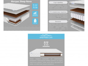 Матрас Sleep Nova шириной 1600 мм в Ревде - revda.magazinmebel.ru | фото - изображение 2