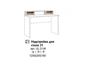 Надстройка для стола 31 (Полка) в Ревде - revda.magazinmebel.ru | фото