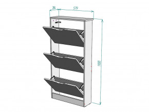 Обувница W115 в Ревде - revda.magazinmebel.ru | фото - изображение 3