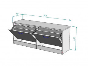 Обувница W55 в Ревде - revda.magazinmebel.ru | фото - изображение 3