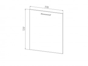 П 60 Комплект для посудомоечной машины 600 мм (цоколь + фасад) ЛДСП в Ревде - revda.magazinmebel.ru | фото