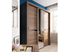 Шкаф с раздвижными дверями трехдверный Соренто дуб стирлинг в Ревде - revda.magazinmebel.ru | фото
