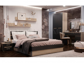 Спальня Ким Графит софт, сонома в Ревде - revda.magazinmebel.ru | фото - изображение 1