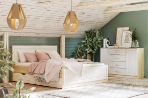 Спальня Оливия с комодом в Ревде - revda.magazinmebel.ru | фото - изображение 1