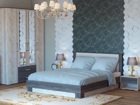 Спальня Версаль-1 Дуб сакраменте / Ясень анкор в Ревде - revda.magazinmebel.ru | фото