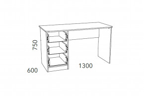 Стол письменный Фанк НМ 011.47-01 М2 в Ревде - revda.magazinmebel.ru | фото - изображение 3