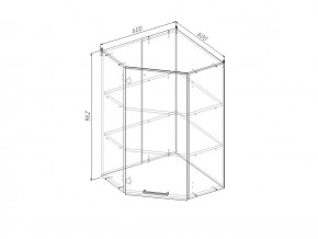 ВУ9 Модуль верхний Угловой МВУ9 в Ревде - revda.magazinmebel.ru | фото