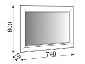 Зеркало Саванна М07 в Ревде - revda.magazinmebel.ru | фото - изображение 2